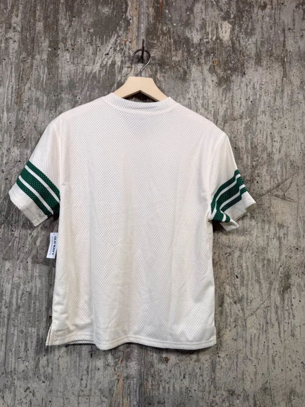 OLD NAVY Boys' Short-Sleeve Football Jersey Size L in Creme De La Creme
